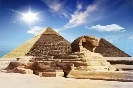 Pyramids & nile cruise by train